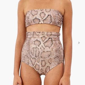 NWT Mara Hoffman Sand Print Bikini Lydia Bottom